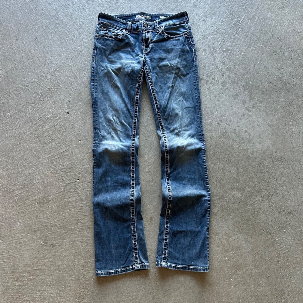 Vintage BKE Culture Bootcut Jeans Womens 27x35.5 Blue Medium Wash Denim Y2K